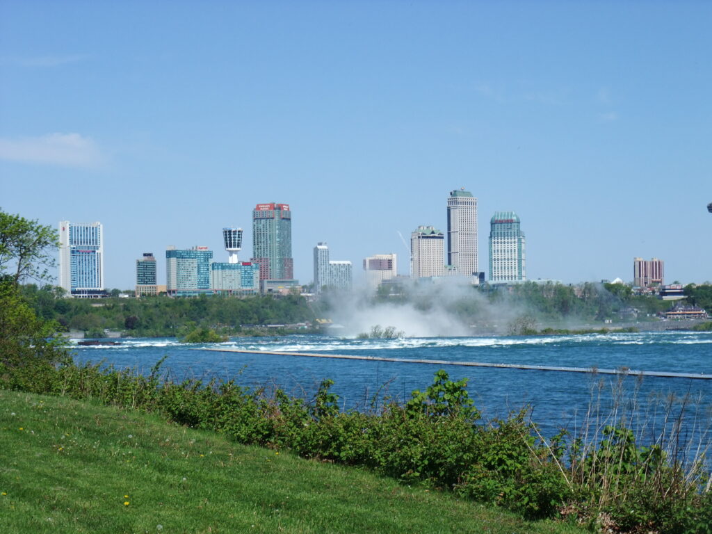 Niagara on the Falls from the top of the falls
